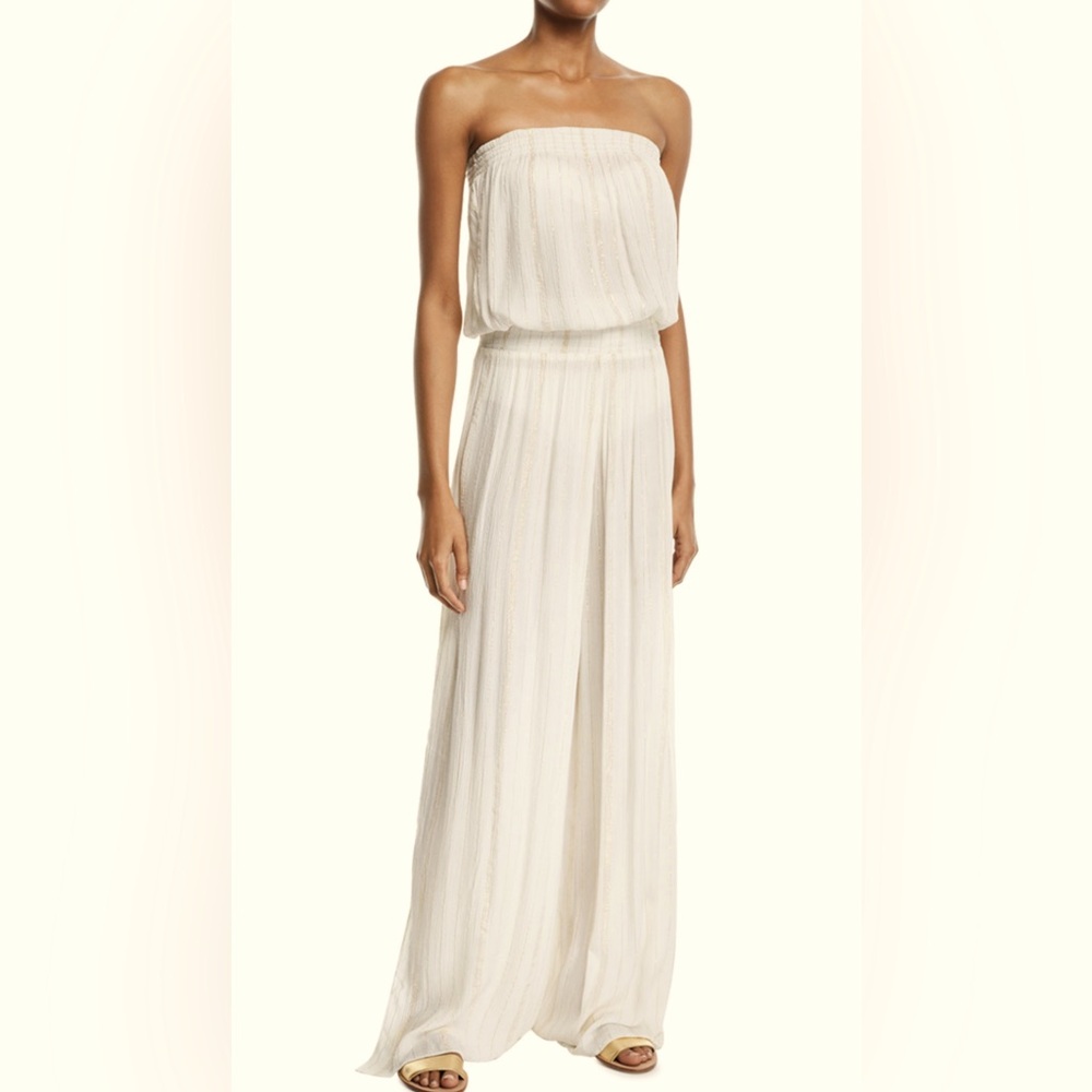 NWT RAMY BROOK Athena Lurex Pant And Yanni LurexTop Sz M